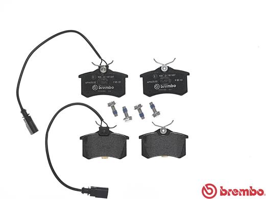 A.B.S. P 85 101 BREMBO Bremsbelagsatz, Scheibenbremse